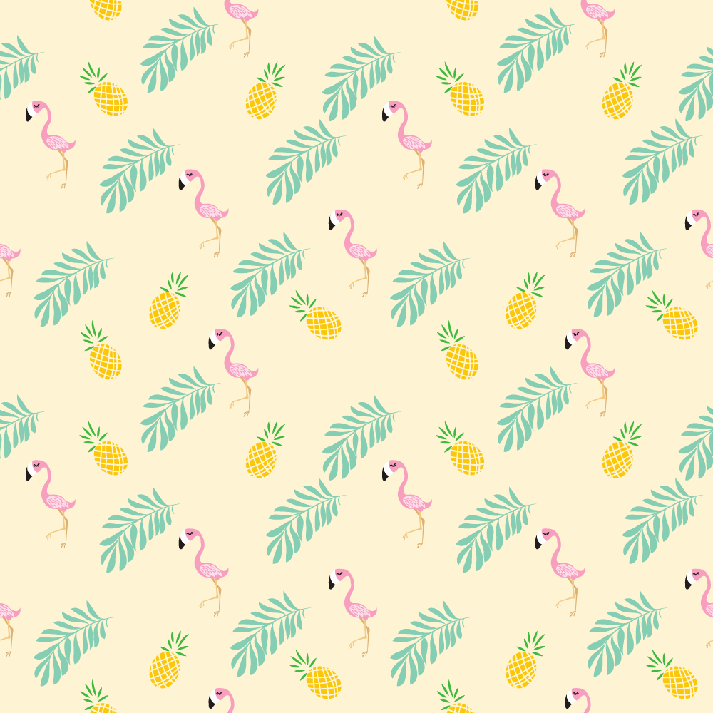 Good Doggo Bandana - Pineapples & Flamingoes